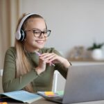 Focused student using smart study techniques for exam preparation