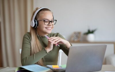 Focused student using smart study techniques for exam preparation