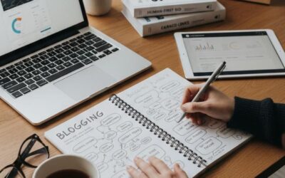 Student making organized study notes for exam preparation